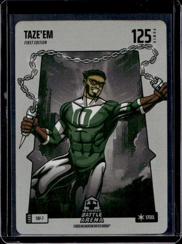 2025 Bo Jackson Battle Arena Taze'em First Edition Battlefield Steel #SBF-7
