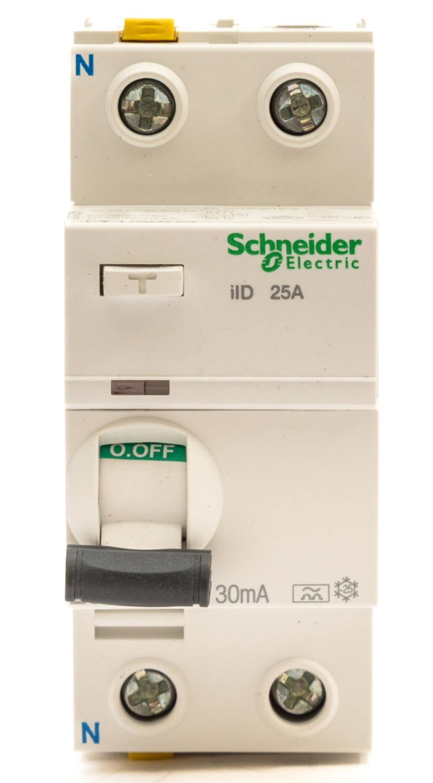 SCHNEIDER ELECTRIC RCCB 25A 25 AMP 30mA 240V Acti9 2P Type A iiD A9Z21225