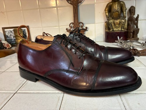 COLE HAAN LACE UP OXFORD BURGUNDY BUSINESS FORMAL CASUAL DRESS SHOES SIZE 12 C - Picture 12 of 16