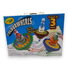 Crayola Colourwhirls 3 Pack Spin Art Toy Kids Christmas Gift Stocking Stuffer