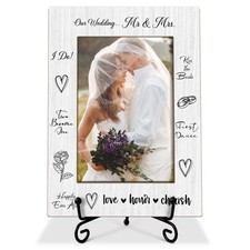 Mr and Mrs Couples Picture Frame Wedding Picture Frame, Wedding Gifts for New...