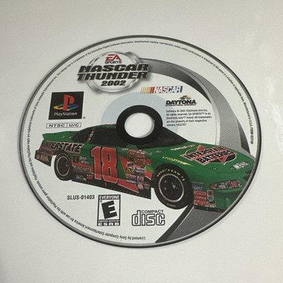 NASCAR Thunder 2002 (Sony PlayStation 1, PS1) Disc Only - Tested