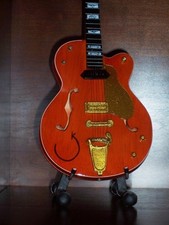 Miniature Guitar For THE CRAMPS POISON IVY Memorabilia FREE Stand GIFT