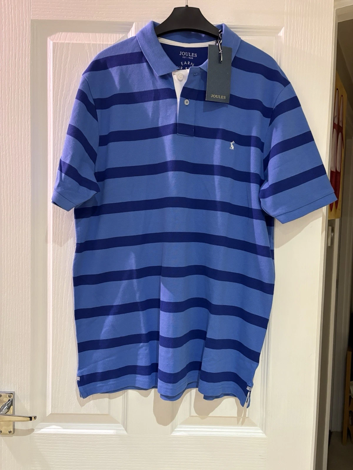 BNWT Large Joules Blue Polo Shirt Size Large
Opens in a new window or tab