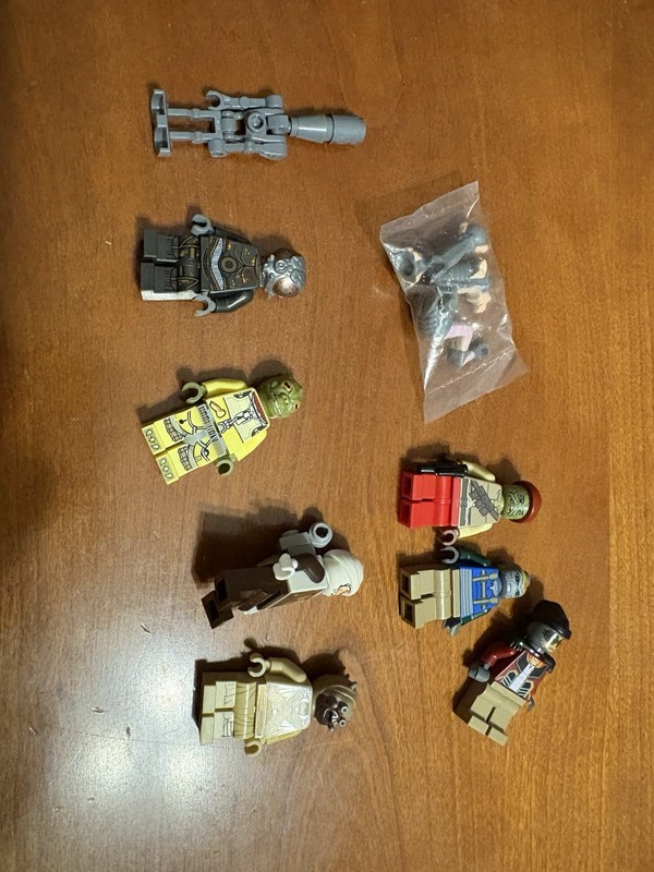 Lego Star Wars, the clone wars, Hyundai Inaka, mini figure and bounty hunters
