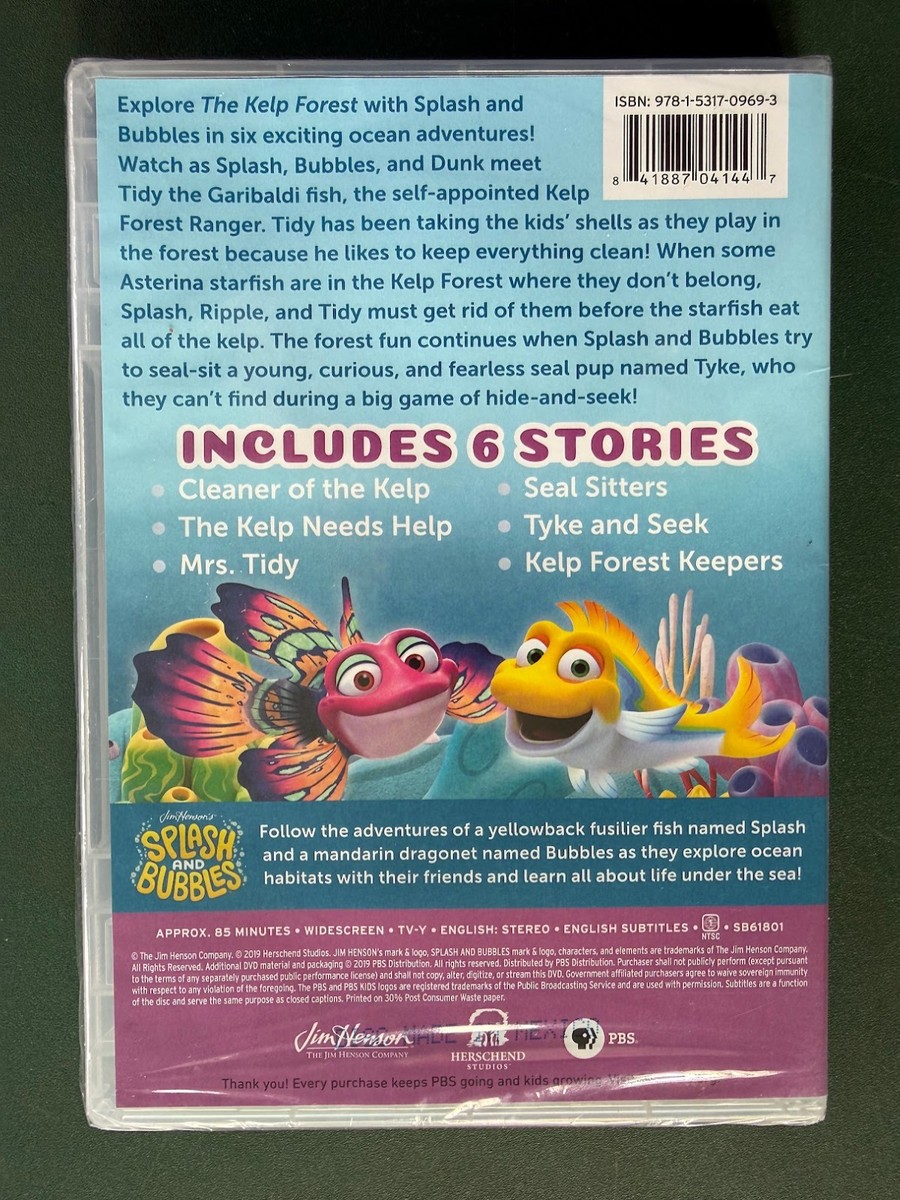 Splash and Bubbles: The Kelp Forest (DVD) 2019 MINT, FACTORY