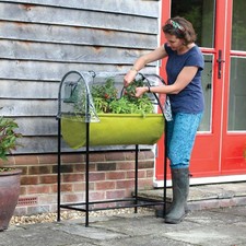 Haxnicks Easy Table Garden Planter Flower Box Legs Outdoor Trough Self Watering