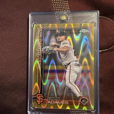 2025 Topps  Chrome Gold Refractor Willy Adams #282 /50