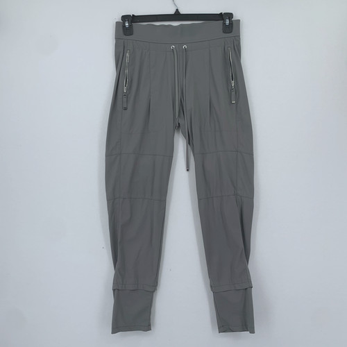 Raffaello Rossi Candy Gray SZ 36 High-Tech Travel Jersey Jogger Pants Athleisure