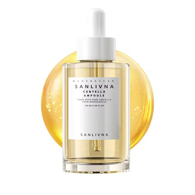 Madagascar Centella Asiatica Ampoule Facial Serum, Prone and Sensitive Skin Mois