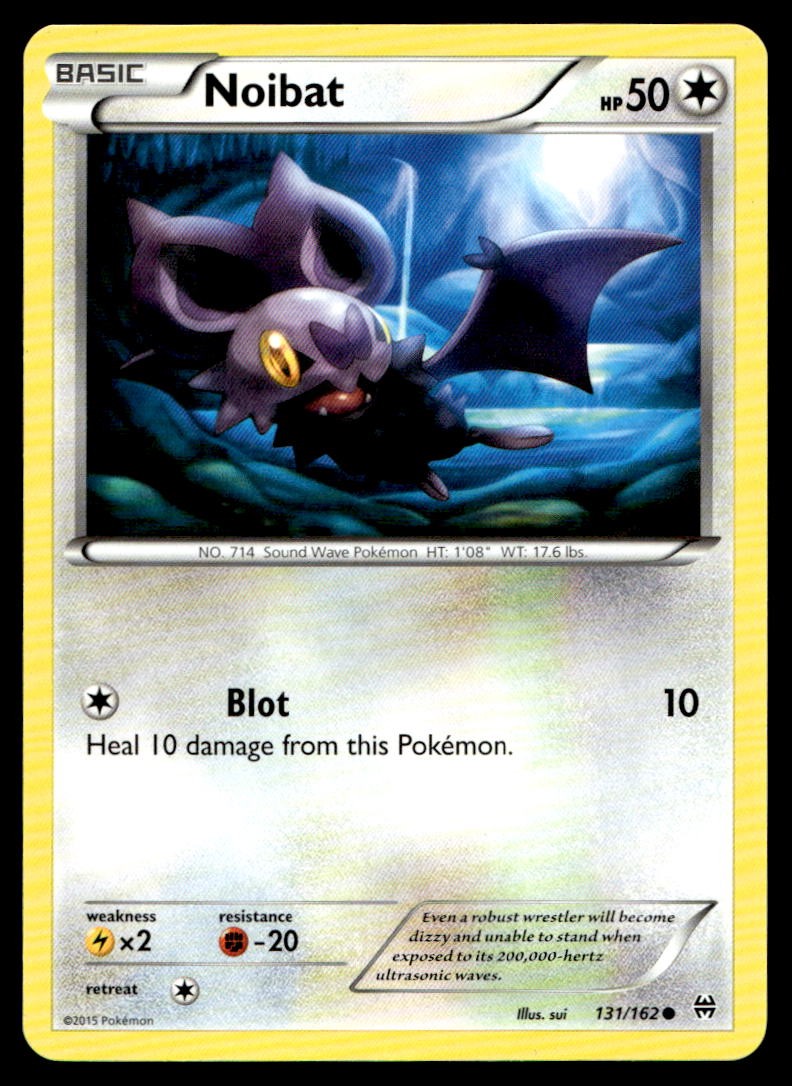 Noibat 131/162 Common BREAKthrough Pokemon Lightly Played