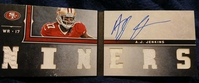 A.j.jenkins Rookie Auto Patch Booklet 16/99