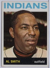 1964 Topps #317 Al Smith in EX Condition Indians