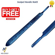 Dental Scalpel Handle Stainless Steel Knife Blade holder Surgical Instruments #3