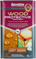 Barrettine Wood Protective Treatment 5L - Light Brown