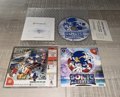 Sonic Adventure Sega Dreamcast   JP   JAP - Japan / CIB / NTSC