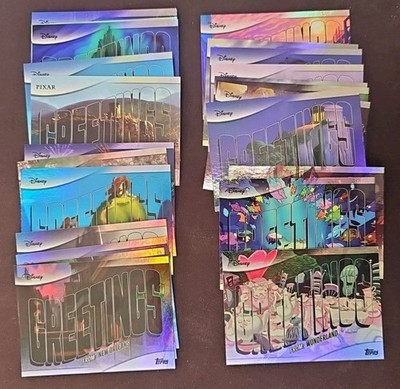 2025 Topps Disney Wonder Greetings From Complete 25 Card Set | eBay