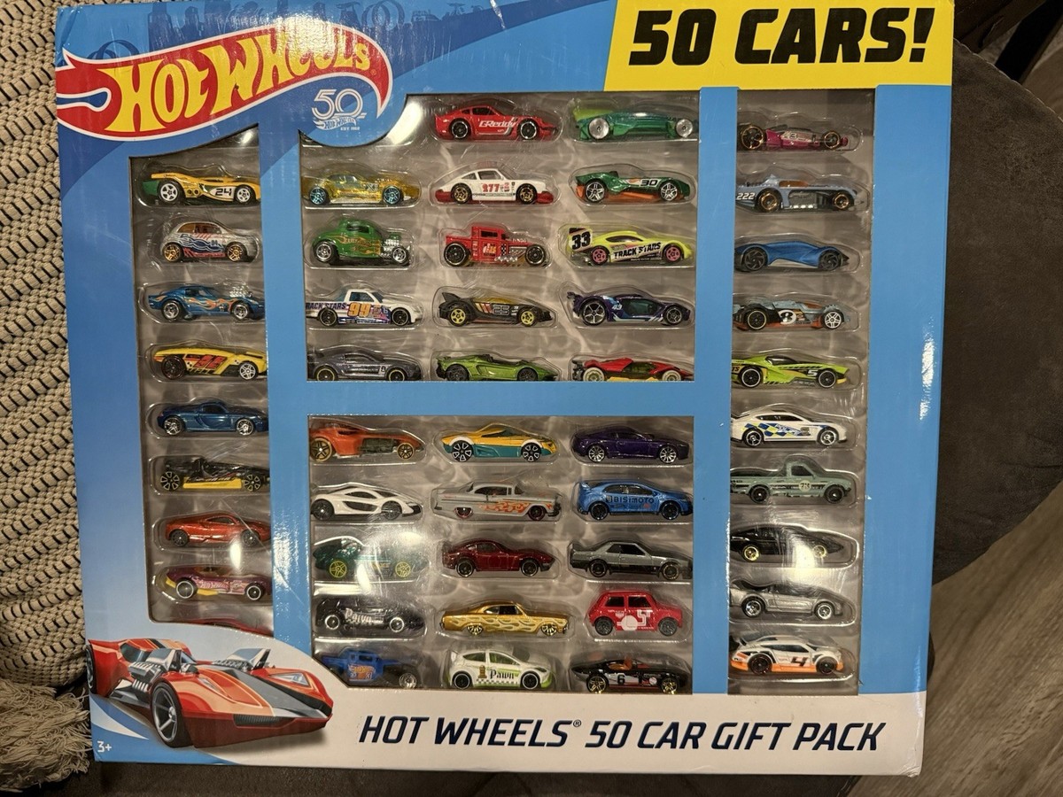 Hot Wheels GBN20 50 Car Gift Pack Multi-Color for sale online