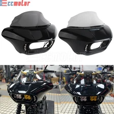 Front Headlight Shark Fairing For Harley Low Rider FXLR Street Bob FXBB /S FXST