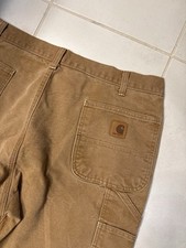 Carhartt B11 brown duck canvas carpenter pants. 38x30.  Classic Carhartt BRN