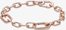 100% AUTHENTIC PANDORA ME Rose Gold Link Chai...