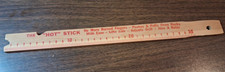 Ancienne règle de four en bois bâton d'essayage bâton d'aide à la cuisine Hot Stick
