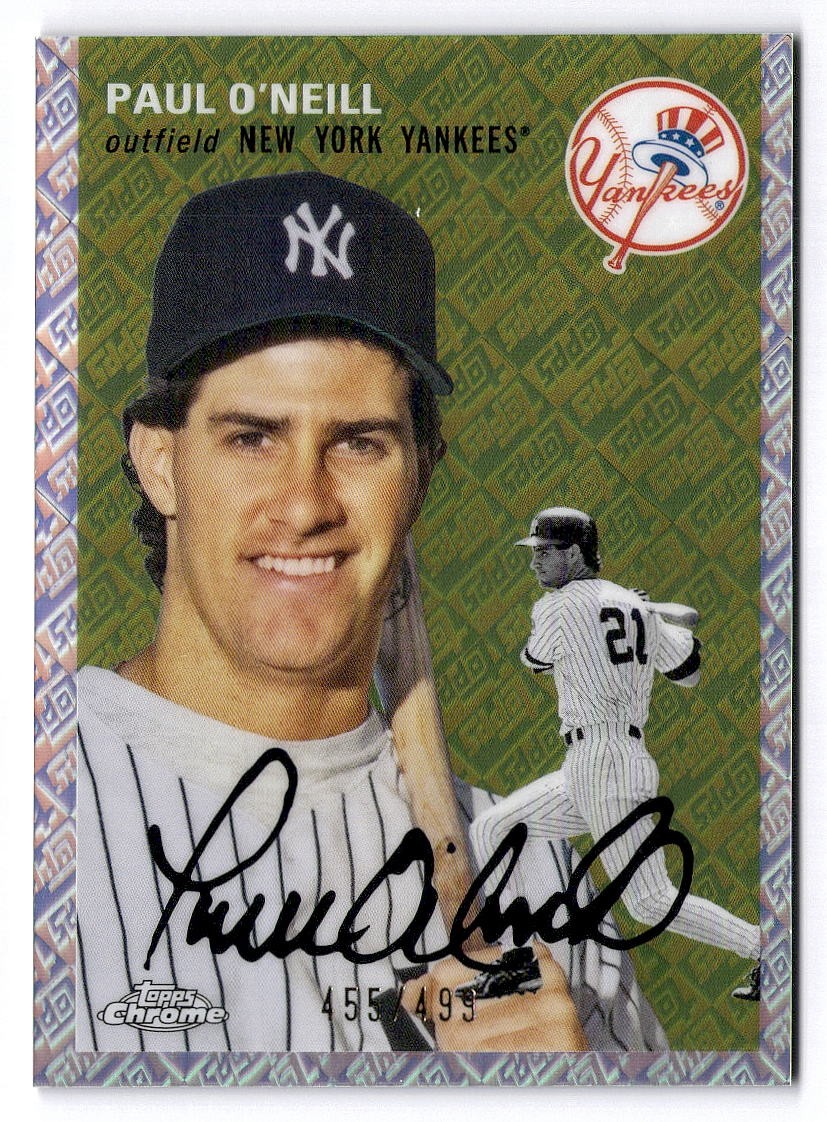 2023 Topps Chrome Platinum Anniversary #93 Paul O'Neill Refractor /499 Yankees