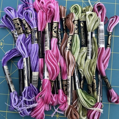 DMC Variegated Colors Cotton Embroidery Floss 20 8m Skeins 