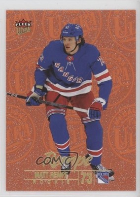 2024 Fleer Ultra Medallions Titian Achievement 38/75 Matt Rempe Rookie RC 0nr3
