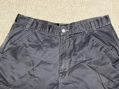 Vintage Macgear Baggy Shorts Pants 38x30 Gray Nylon Cotton READ