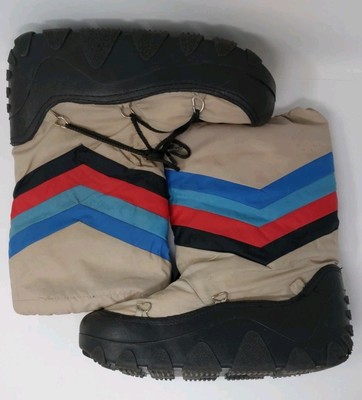 Vtg Snow boots 1980s Moon Boots Size 11-12 Lasco Totally Rad Made In Korea