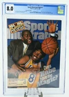 KOBE BRYANT 1ST Cover MAGIC JOHNSON Sports Illustrated April 27, 1998 CGC 8.0