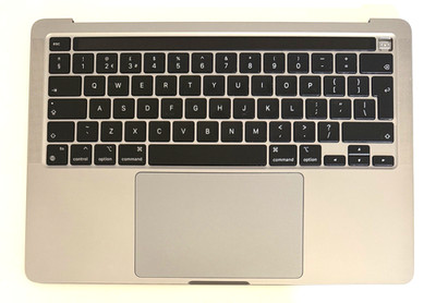 Original Apple MacBook Pro 13'' A2338 M1 Tastatur Top Case 2020 Space Grau 91%