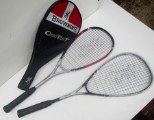 2 x BROWNING Squashschläger - Carbo Tech Ti ...