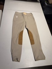 New Tailored Sportsman Breeches Girls 12 Tan Trophy Hunter Knee Pants 24x23.5