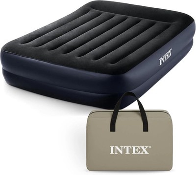 Intex Air Mattress, 64123ED Dura-Beam Plus Pillow Rest Fiber-Tech - Queen Size -