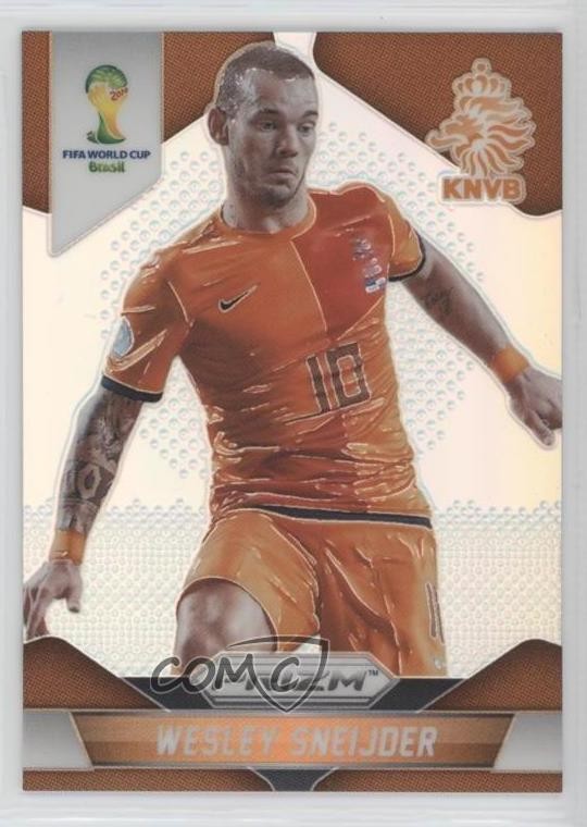 2014 Panini Prizm World Cup Silver Prizm Wesley Sneijder #33 7xr