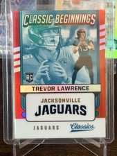 2021 Panini Classics - Classic Beginnings Trevor Lawrence #CB-TL Red /50 (RC)