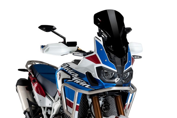 Puig Verstellbare Scheibe FüR Honda CRF1000L Africa Twin, U.A. Schwarz-image