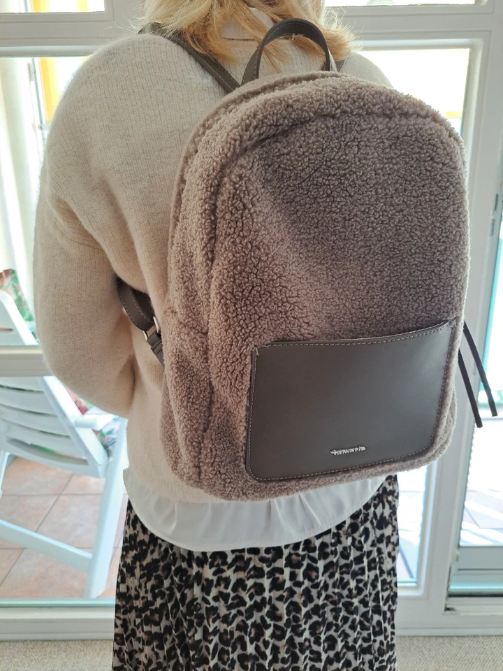 NEU !!! Tamaris Teddy-Rucksack, braun