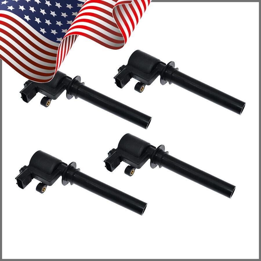 Set of 4 6G33-12A366-CA 9G33-12A366-AA Ignition Coil For ASTON MARTIN VANTAGE V8