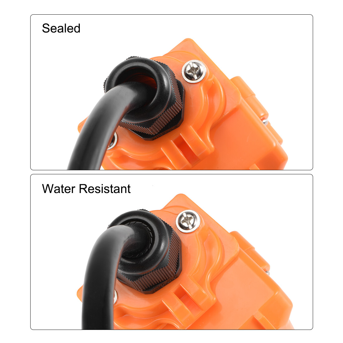 20pcs M20x1.5 Cable Gland 6mm-12mm Wire Hole Waterproof Nylon Joint Adjustable