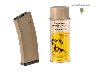 Brownells Aluma-Hyde II Epoxy Based Firearms Finish - Matte Magpul FDE