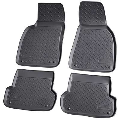 3D Gummi Fussmatten passend für Audi A4 | B6, B7, 8E | 2000-2008, Limo, Avant
