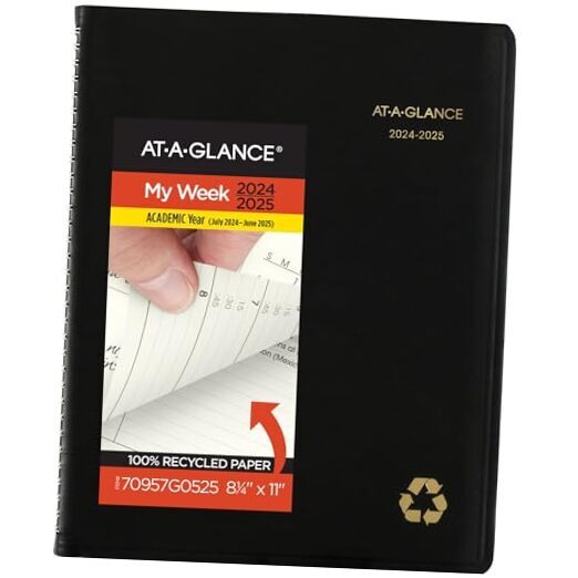 Planner 2024-2025 Academic, Weekly & Monthly, Quarter 2024-2025 New Edition