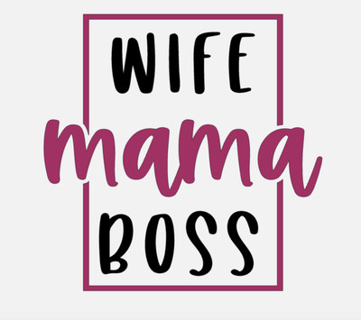 Wife Mama Boss Vinyl Decal Sticker Multicolor Choice a4092