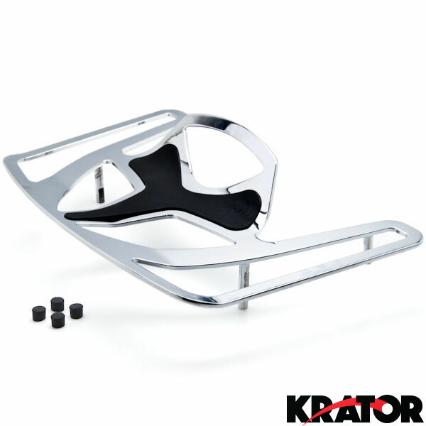 Luggage Storage Rack Riser Trunk Mount Carrier Cargo Chrome Honda Gold