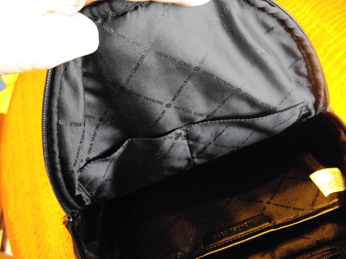 Michael Kors Winnie Medium Quilted Nylon Black Backpack | eBay