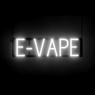 SpellBrite E-VAPE Sign | Neon E-Vape Sign Look, LED Light | 22.6'' x 6.3''