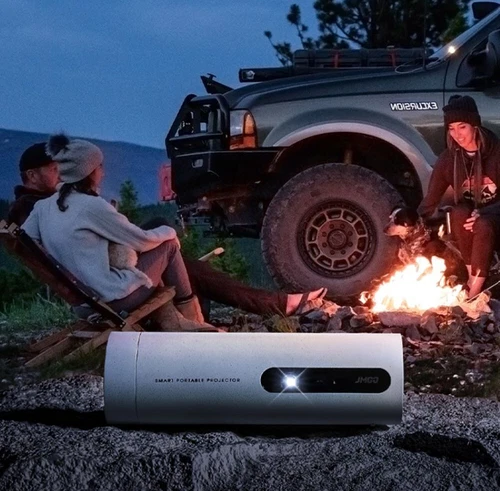 JMGO P3S Projector Bluetooth WIFI 3D 250CVIA Travel Home Portable Mini Theater - Picture 5 of 11